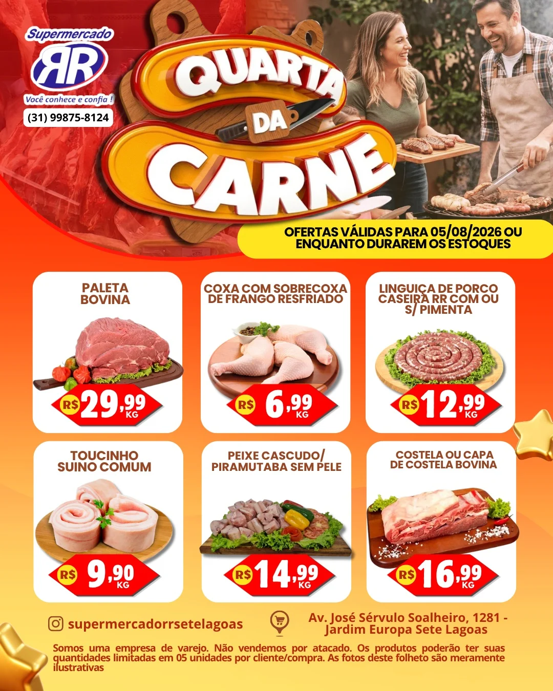 Ofertas Supermercado RR – 05/08/2026