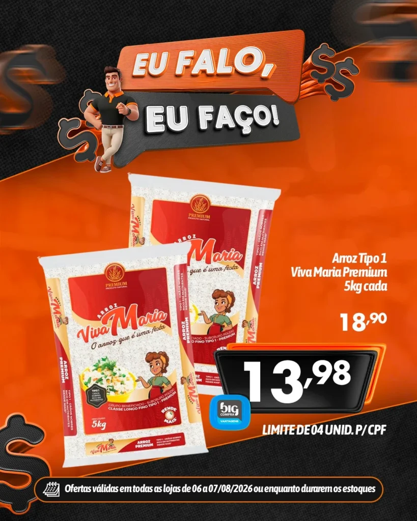 Ofertas Supermercados Big Compra – 07/08/2026