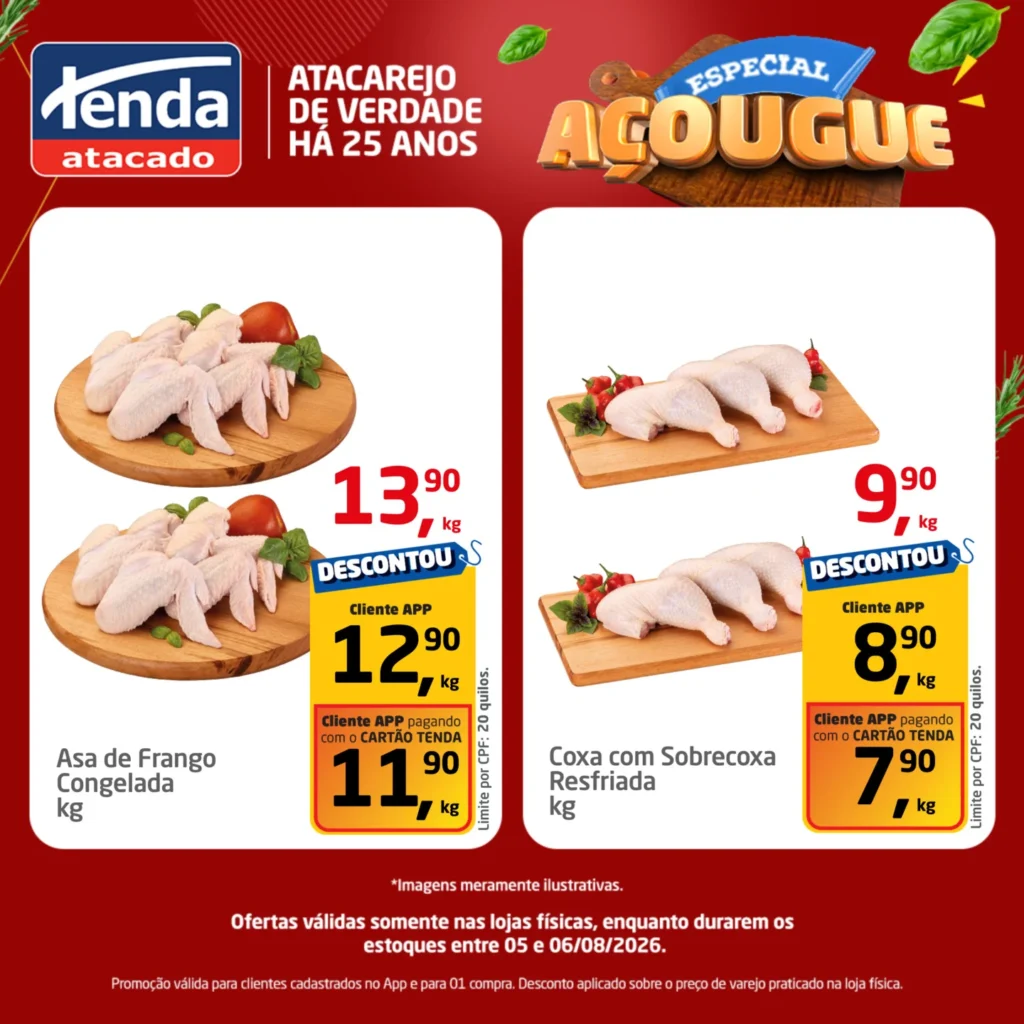 Ofertas Tenda Atacado – 06/08
