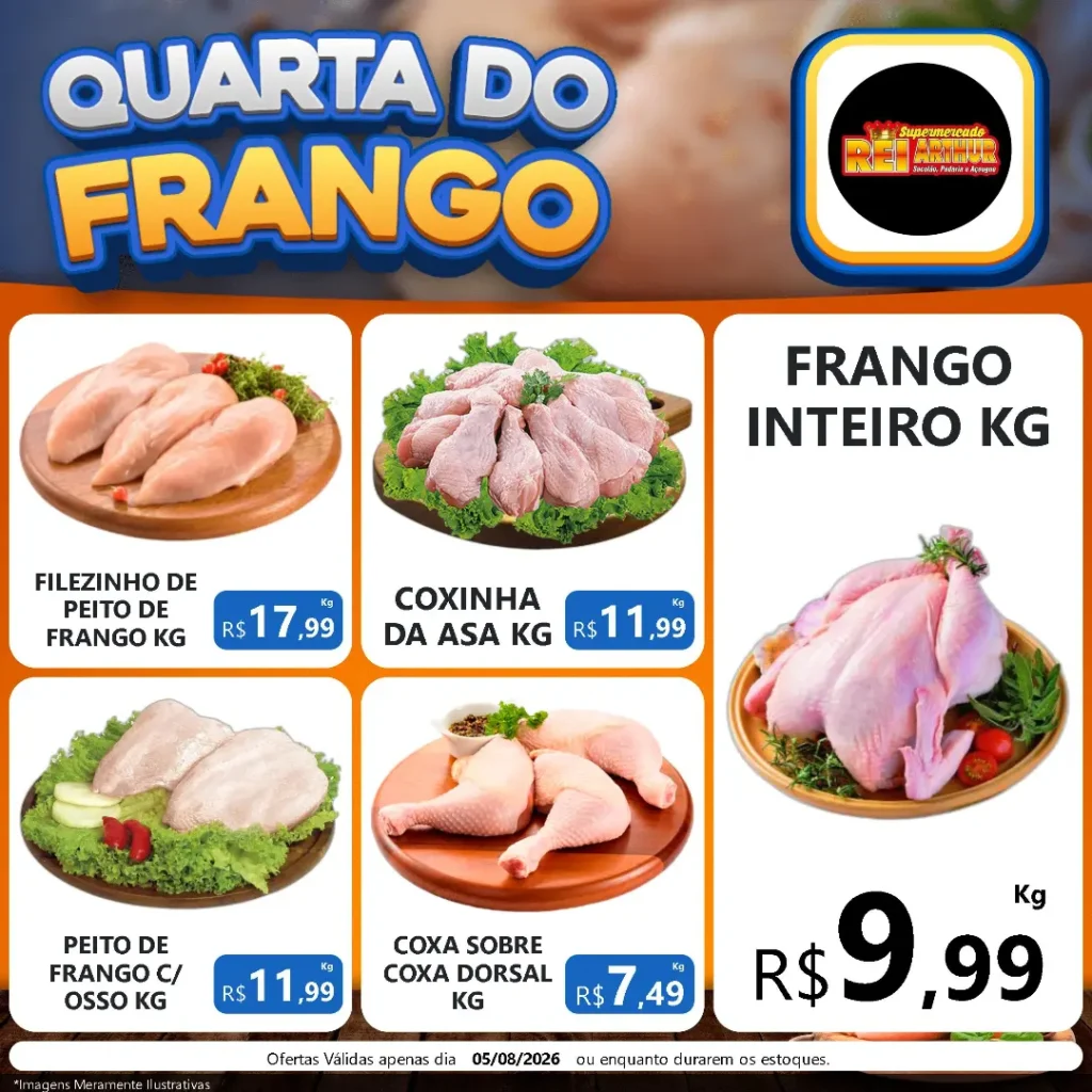Ofertas Supermercado Rei Arthur💥 – 05/08/2026