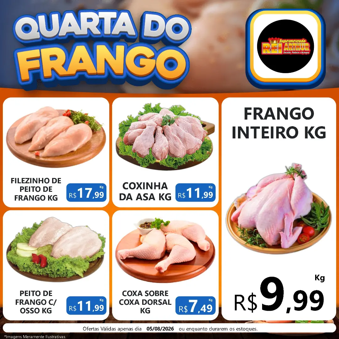 Ofertas Supermercado Rei Arthur💥 – 05/08/2026