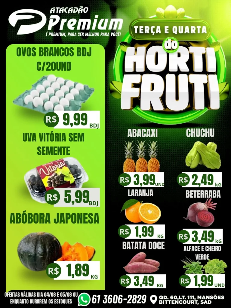 Ofertas Atacadão Premium – 05/08/2026