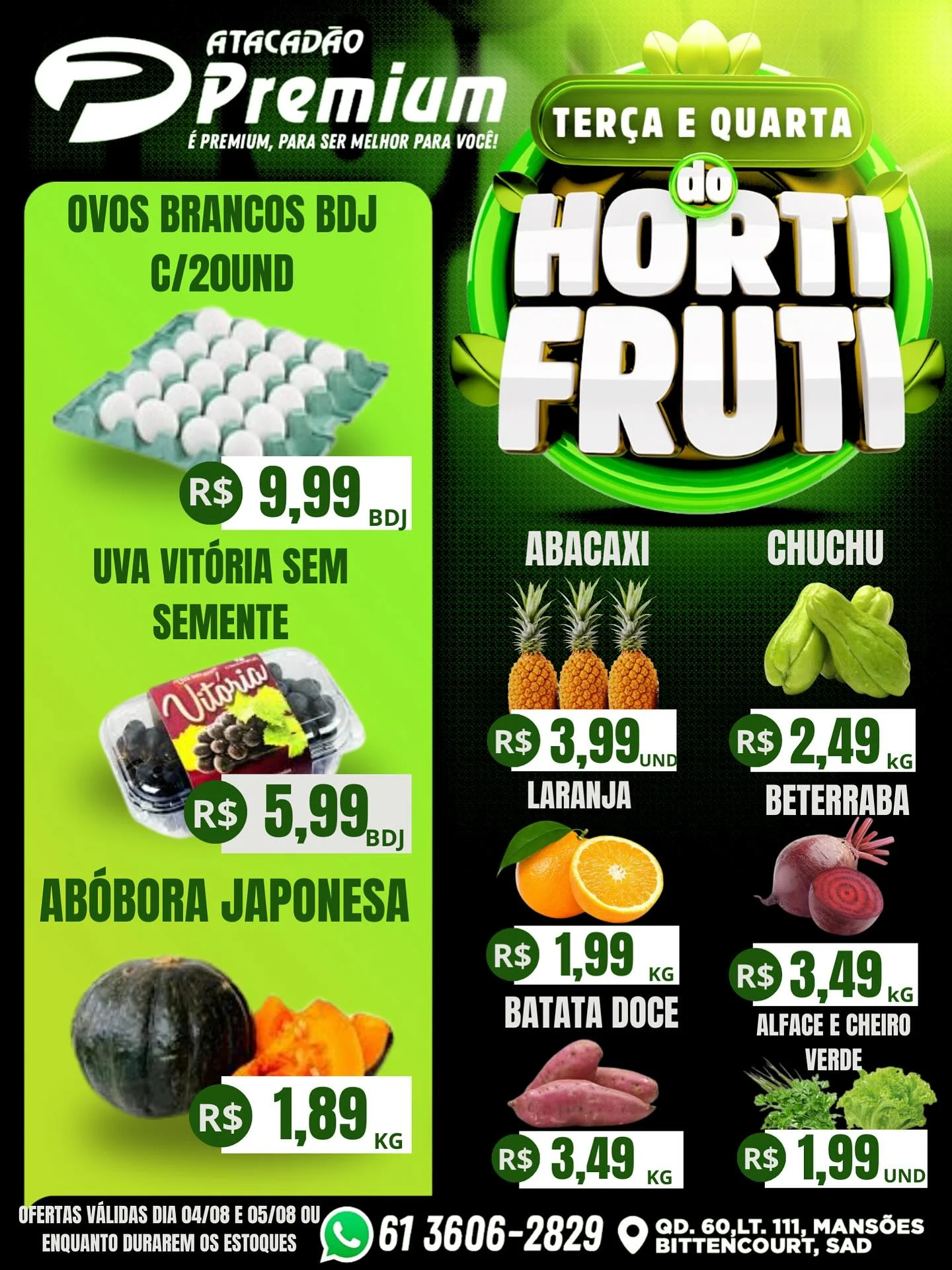 Ofertas Atacadão Premium – 05/08/2026