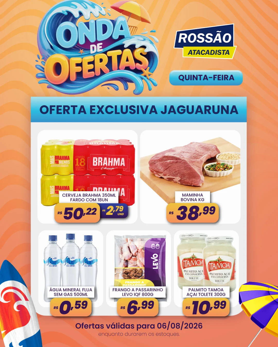 Ofertas Rossão Atacadista – 06/08/2026 Ofertas Rossão Atacadista – 06/08/2026