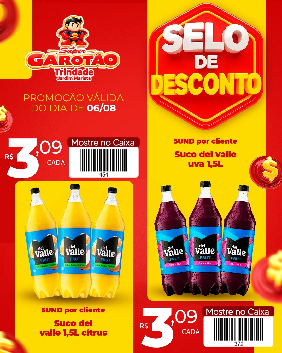 Ofertas Supermercado Garotão – 06/08/2026