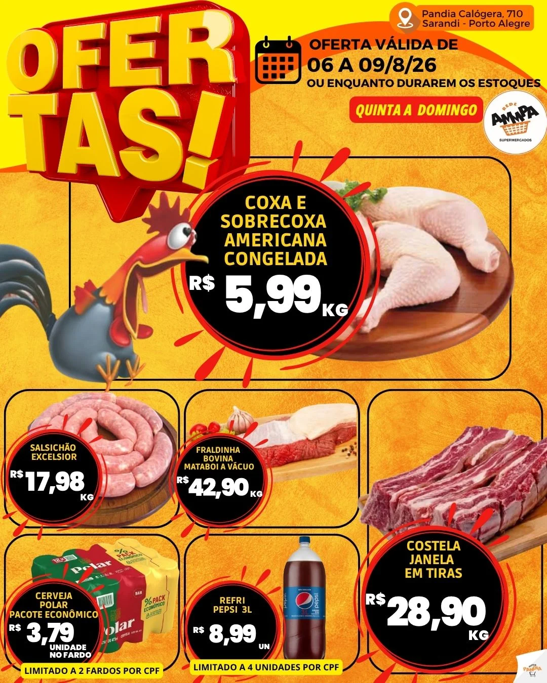 Ofertas Super Pandia | Sarandi Porto Alegre – 09/08/2026