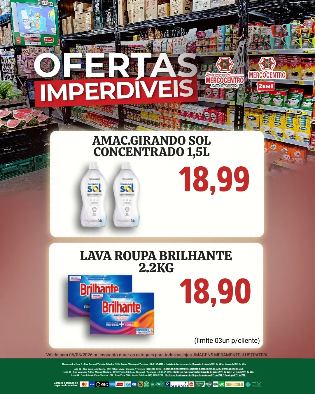 Ofertas SUPERMERCADOS MERCOCENTRO 🛒