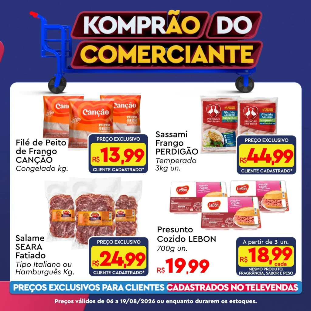 Ofertas Komprão Koch Atacadista – 19/08 Ofertas Komprão Koch Atacadista – 19/08