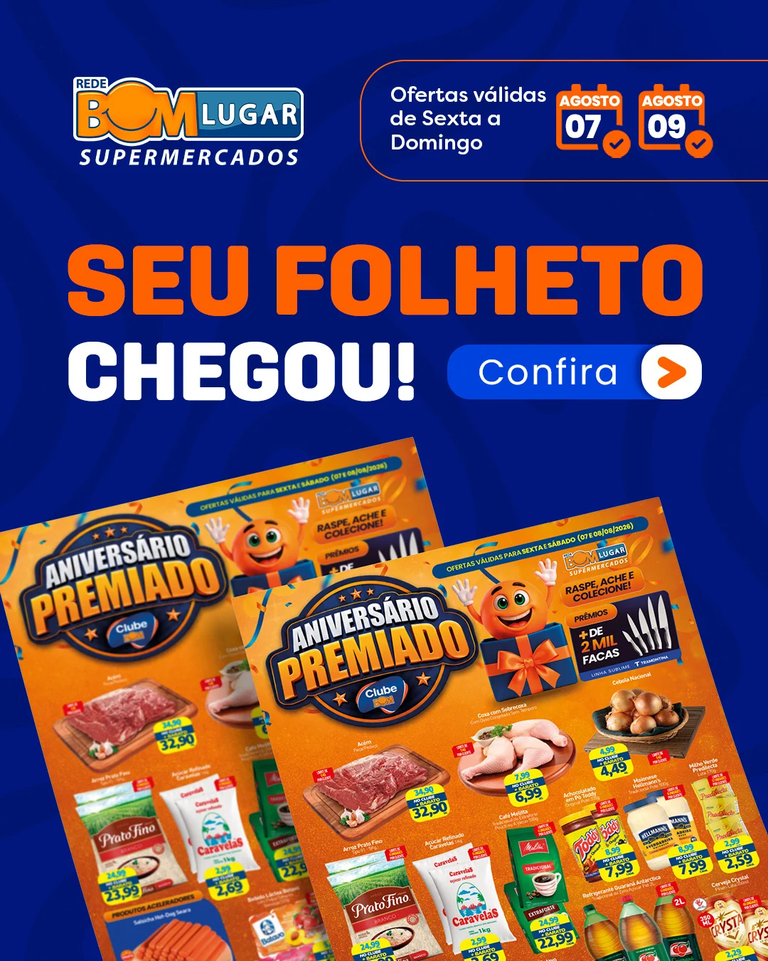 Ofertas Rede Bom Lugar Supermercados – 09/08