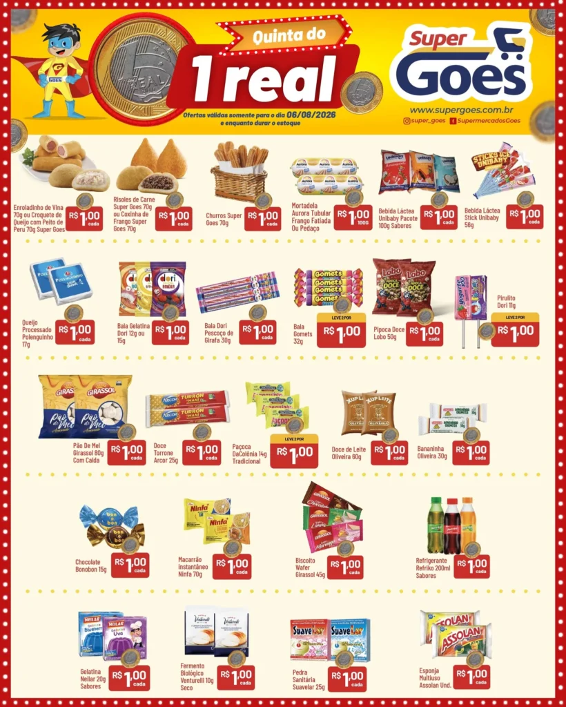 Ofertas Supermercados Goes – 06/08/2026