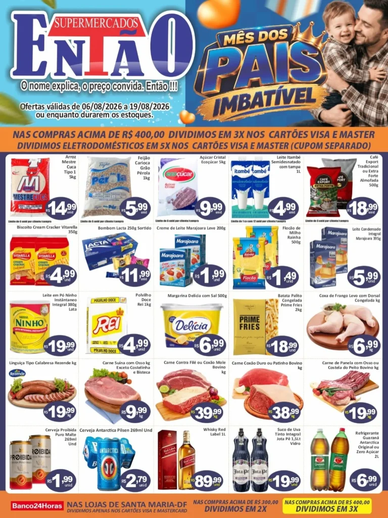 Ofertas Supermercado Então – 19/08/2026