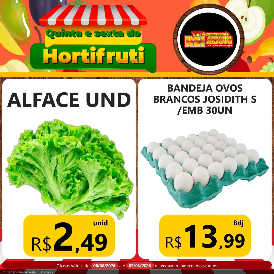 Ofertas Supermercado Rei Arthur💥