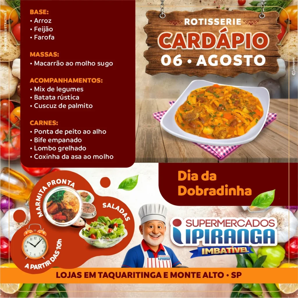 Ofertas Supermercados Ipiranga – 06/08/2026