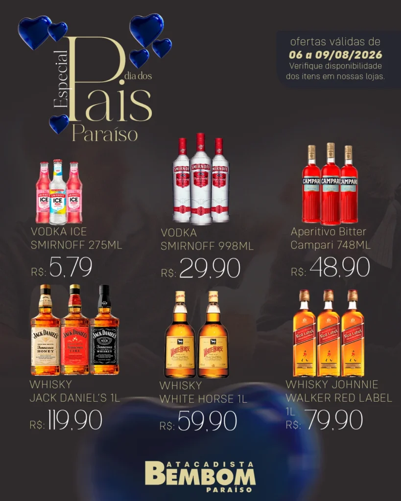Ofertas Bem Bom Atacadista – 06/08 Ofertas Bem Bom Atacadista – 06/08