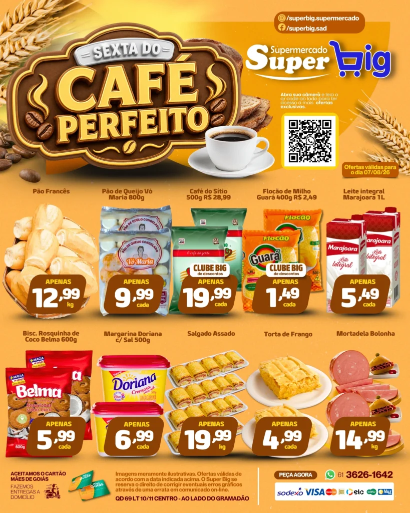 Ofertas Supermercado Super Big  🛒 – 07/08/2026