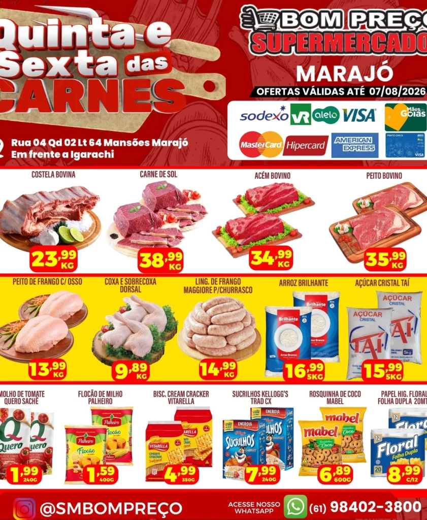 Ofertas Bom preço | Supermercado – 07/08/2026