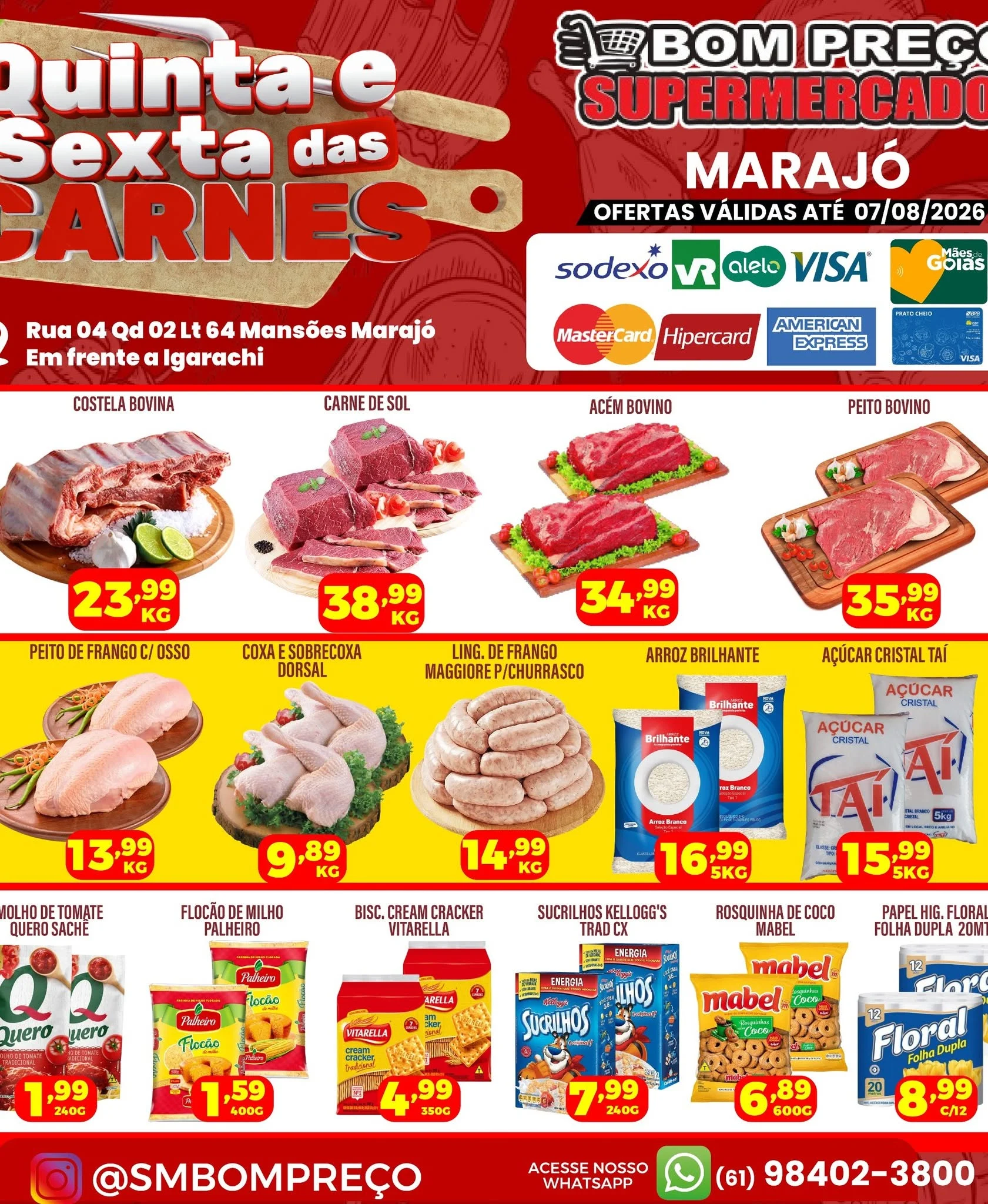 Ofertas Bom preço | Supermercado – 07/08/2026
