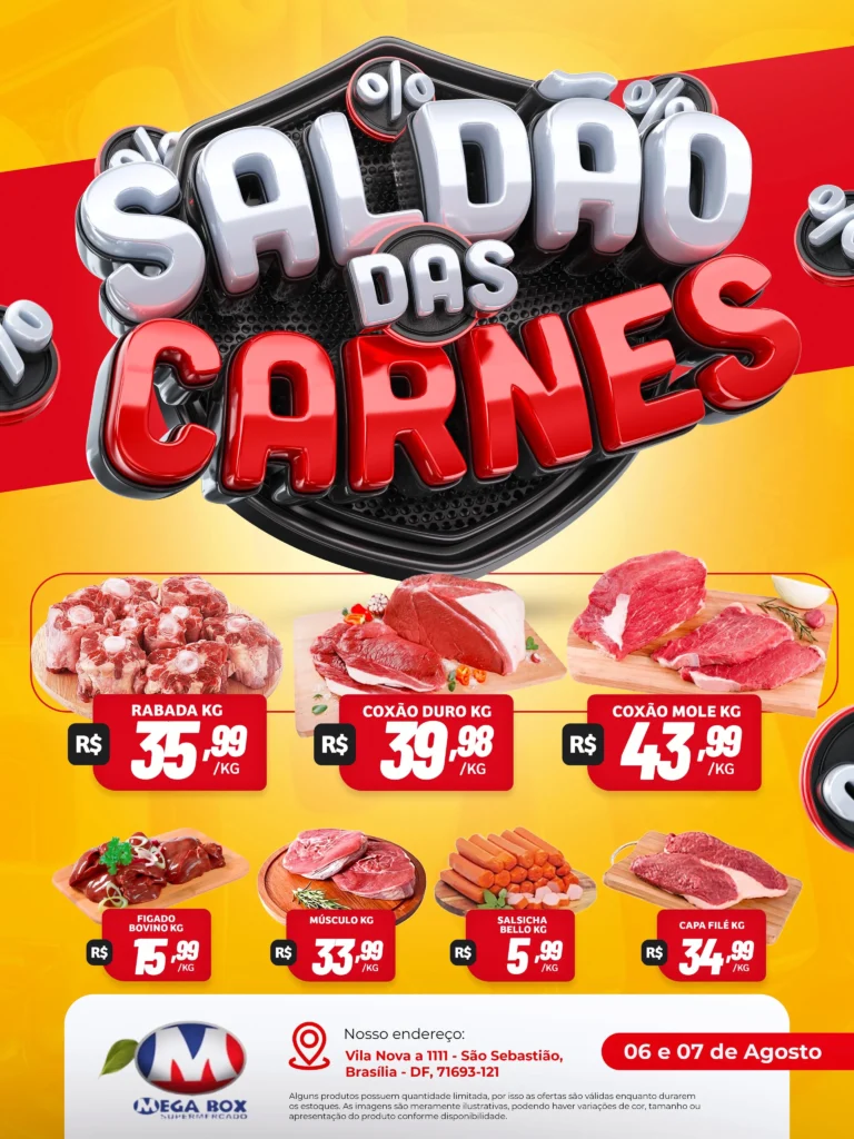 Ofertas Megabox Supermercado – 07/08/2026