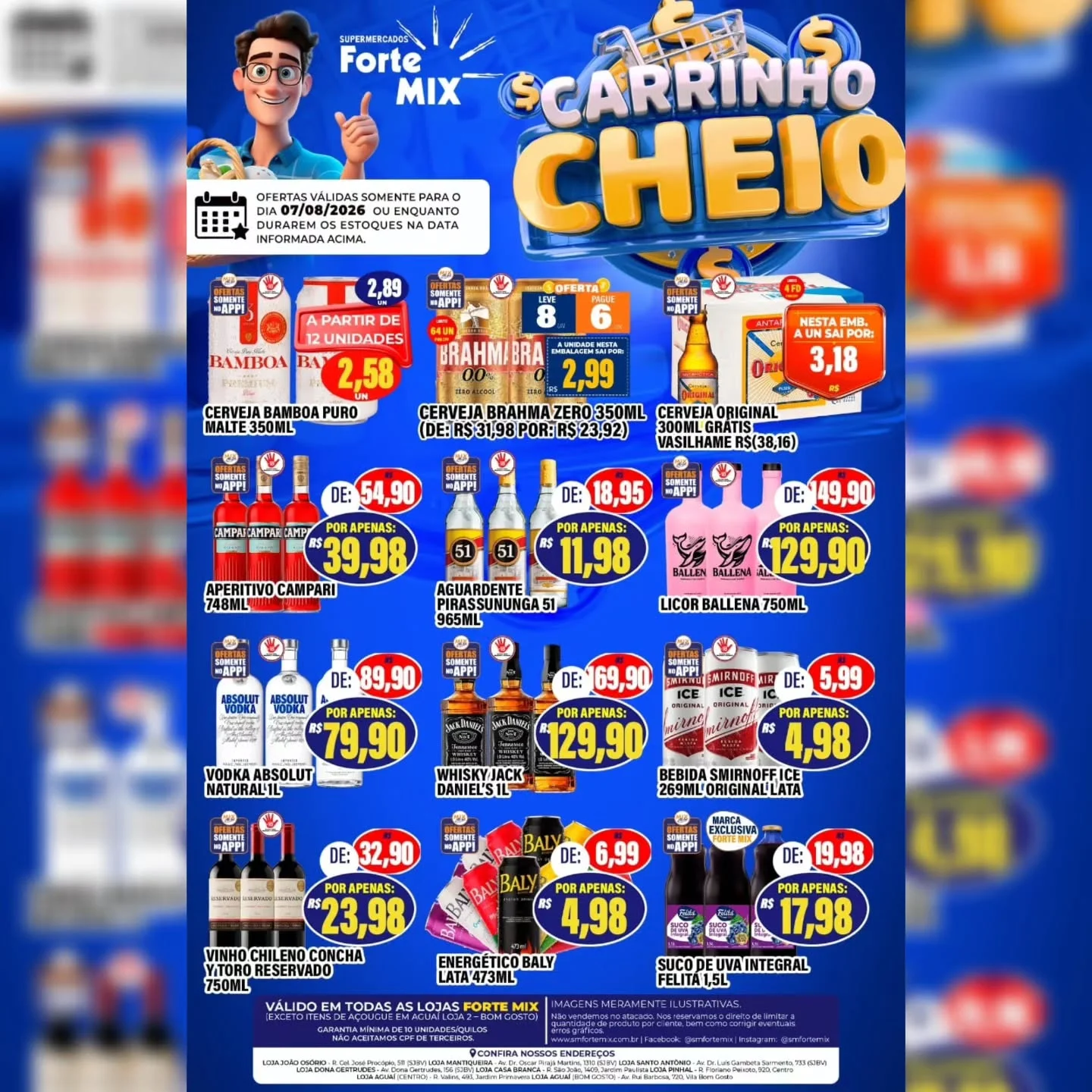 Ofertas Supermercados Forte Mix – 07/08/2026