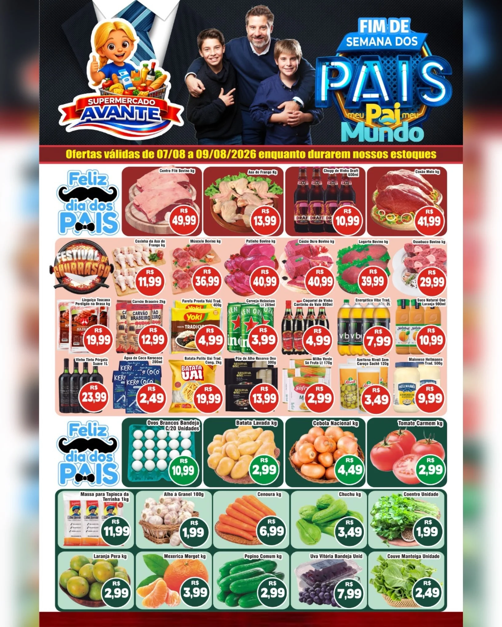 Ofertas Supermercado Avante 💙 – 09/08/2026