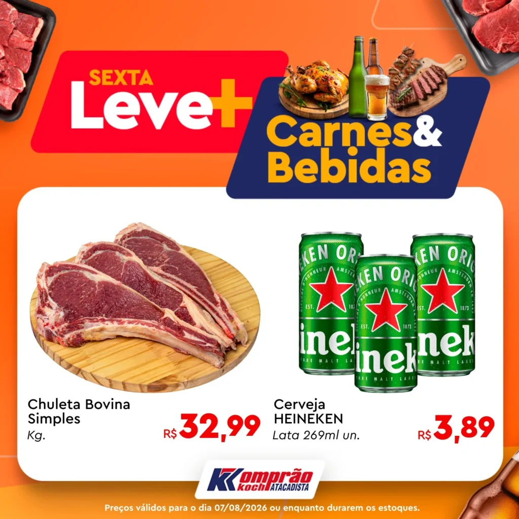 Ofertas Komprão Koch Atacadista – 07/08