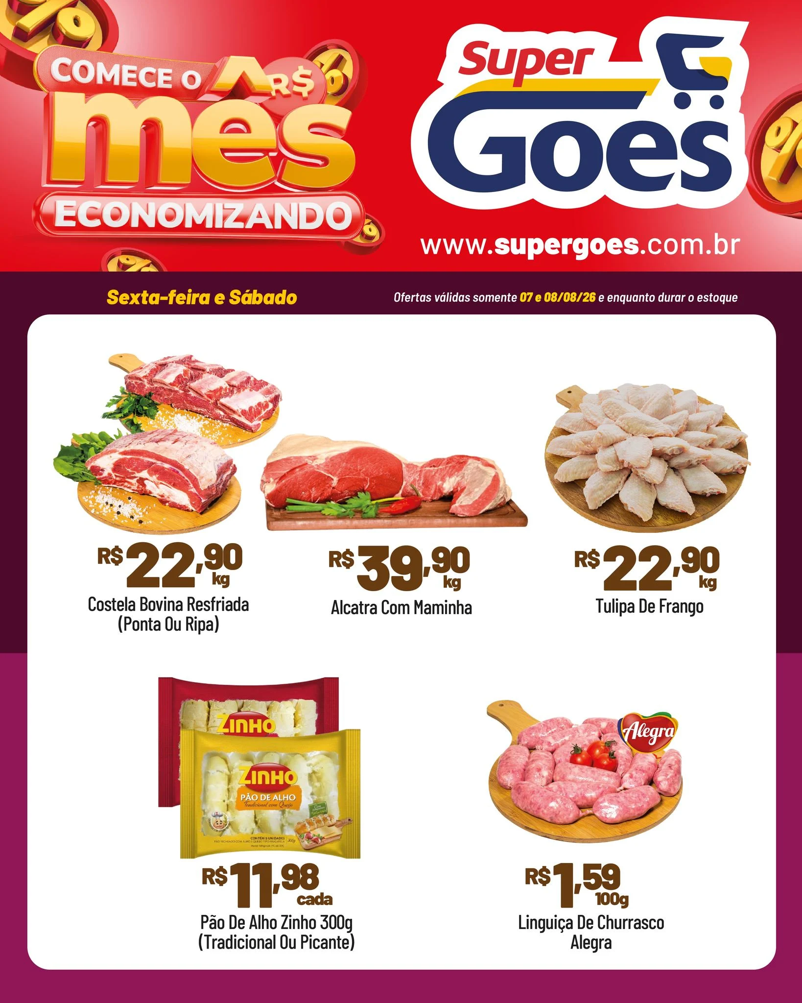 Ofertas Supermercados Goes – 08/08/2026