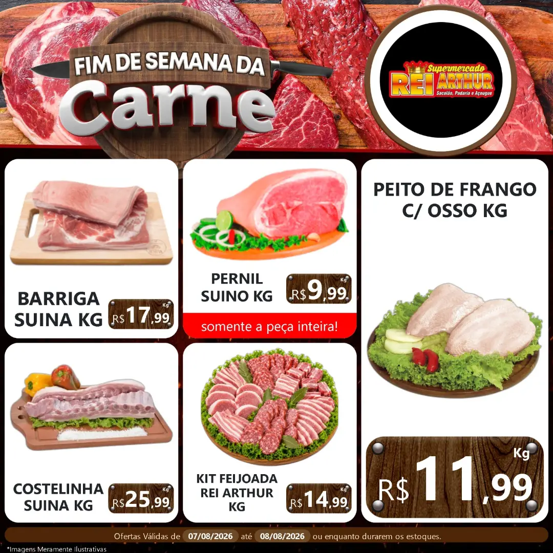 Ofertas Supermercado Rei Arthur💥