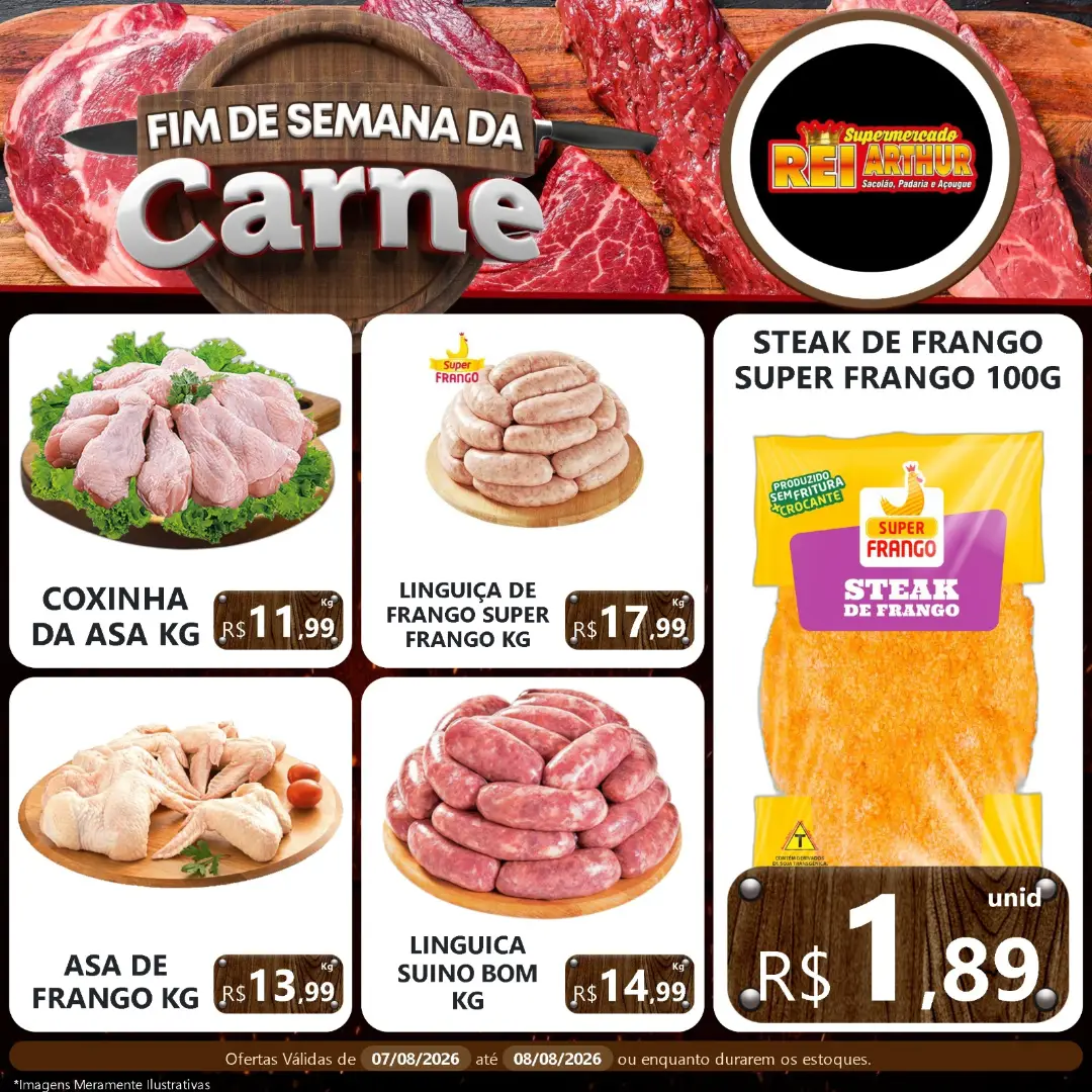 Ofertas Supermercado Rei Arthur💥