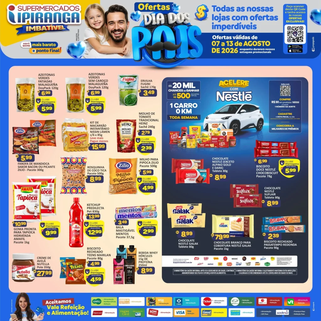 Ofertas Supermercados Ipiranga – 13/08/2026