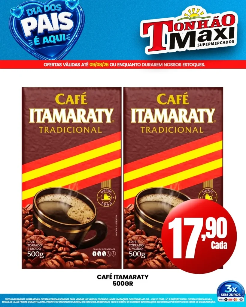 Ofertas Supermercados Tonhão Maxi – 09/08/2026