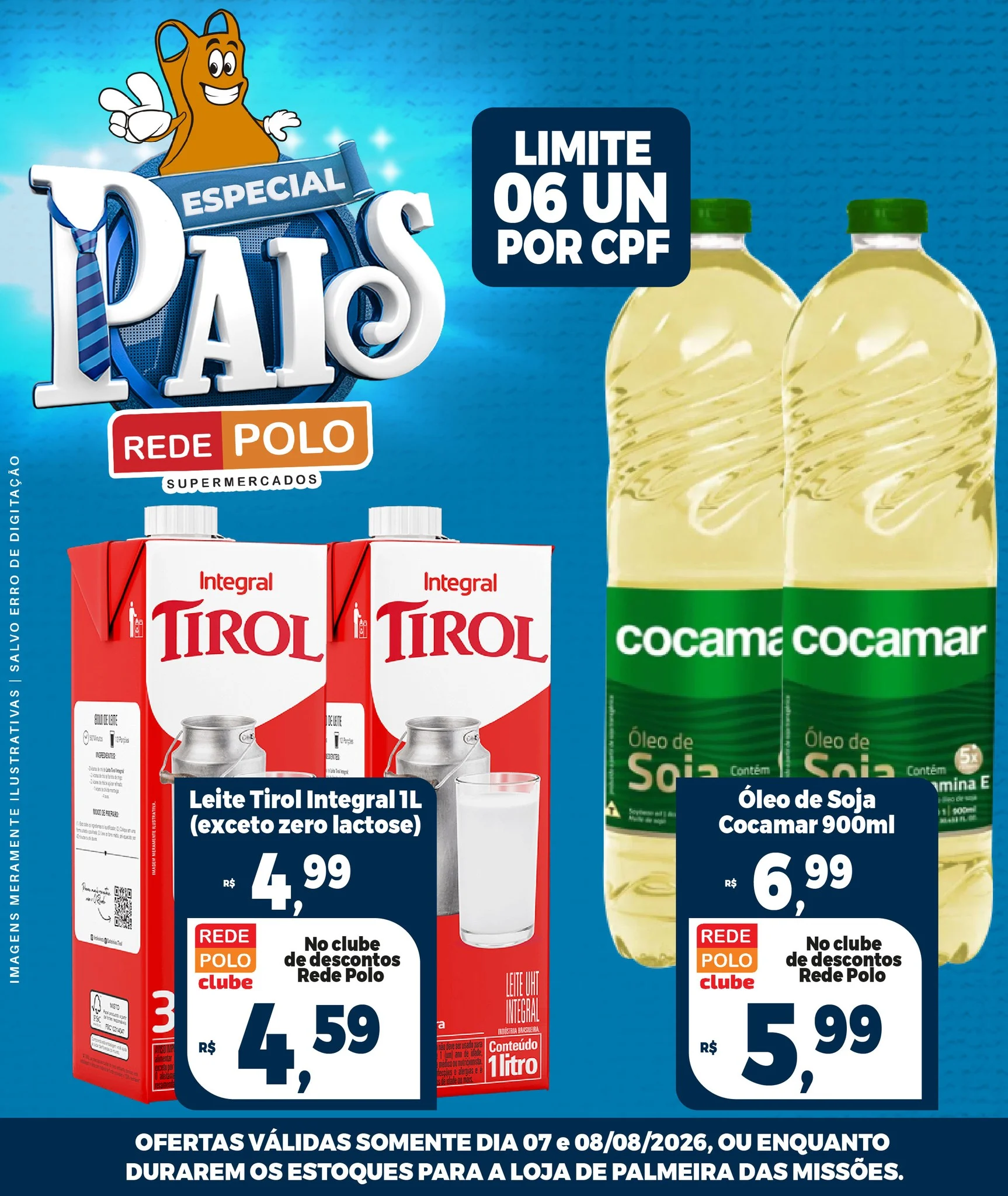 Ofertas Rede Polo Palmeira – 08/08