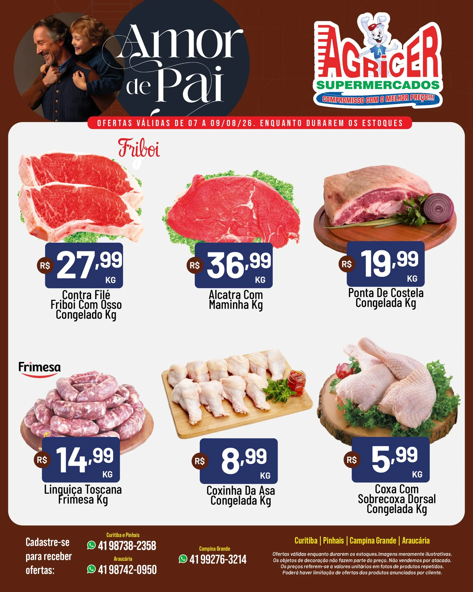 Ofertas Agricer Supermercados – 09/08/2026
