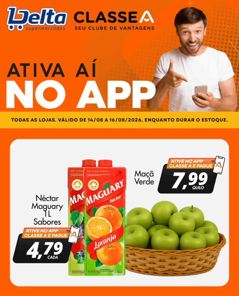 Ofertas Delta Supermercados – 16/08/2026 Ofertas Delta Supermercados – 16/08/2026