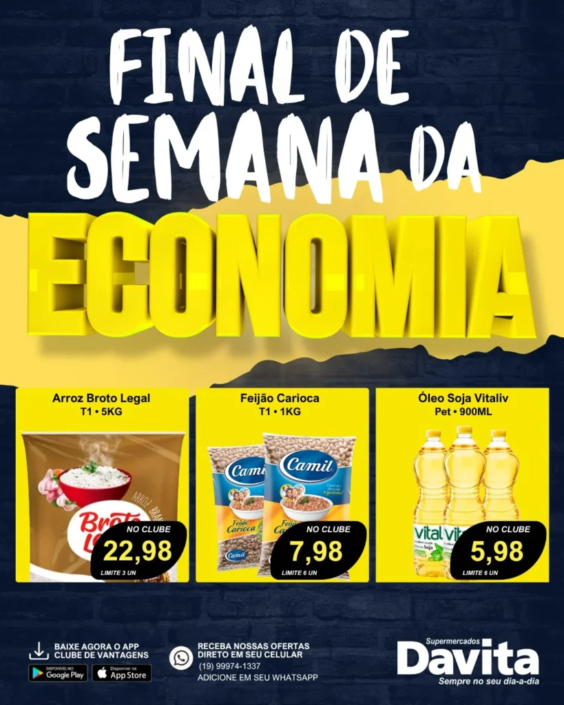 Ofertas Supermercados Davita – 17/08/2026