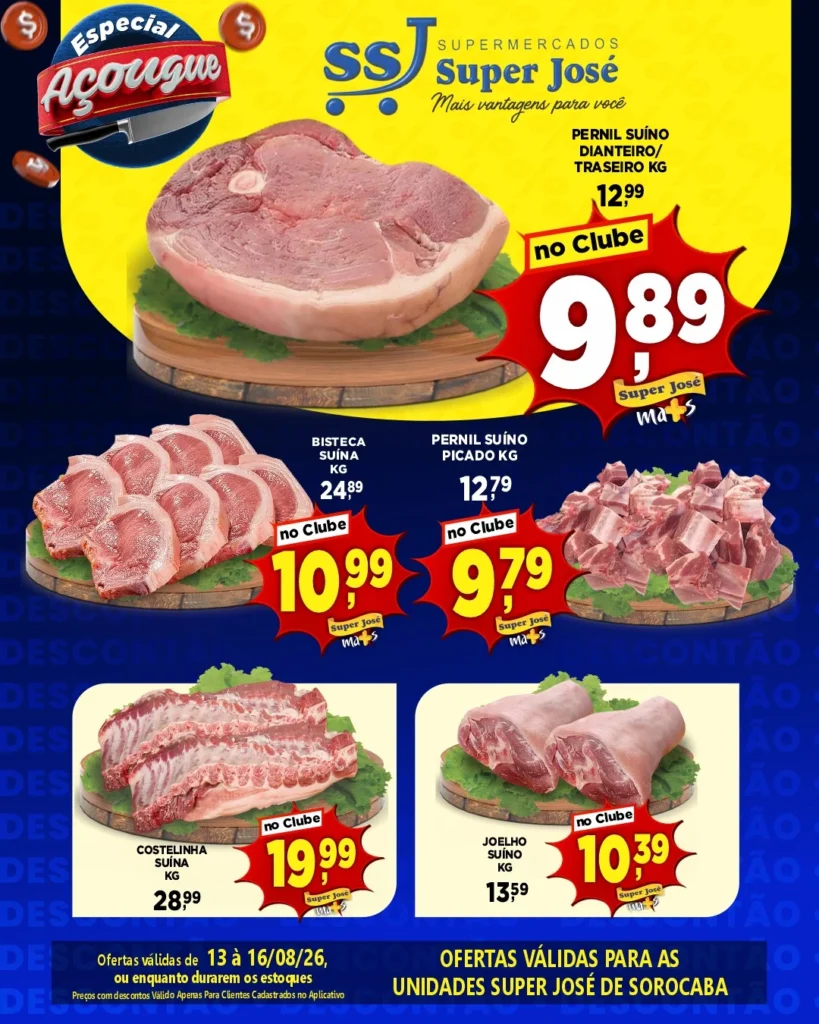 Ofertas Supermercado Super José – 16/08/2026 Ofertas Supermercado Super José – 16/08/2026