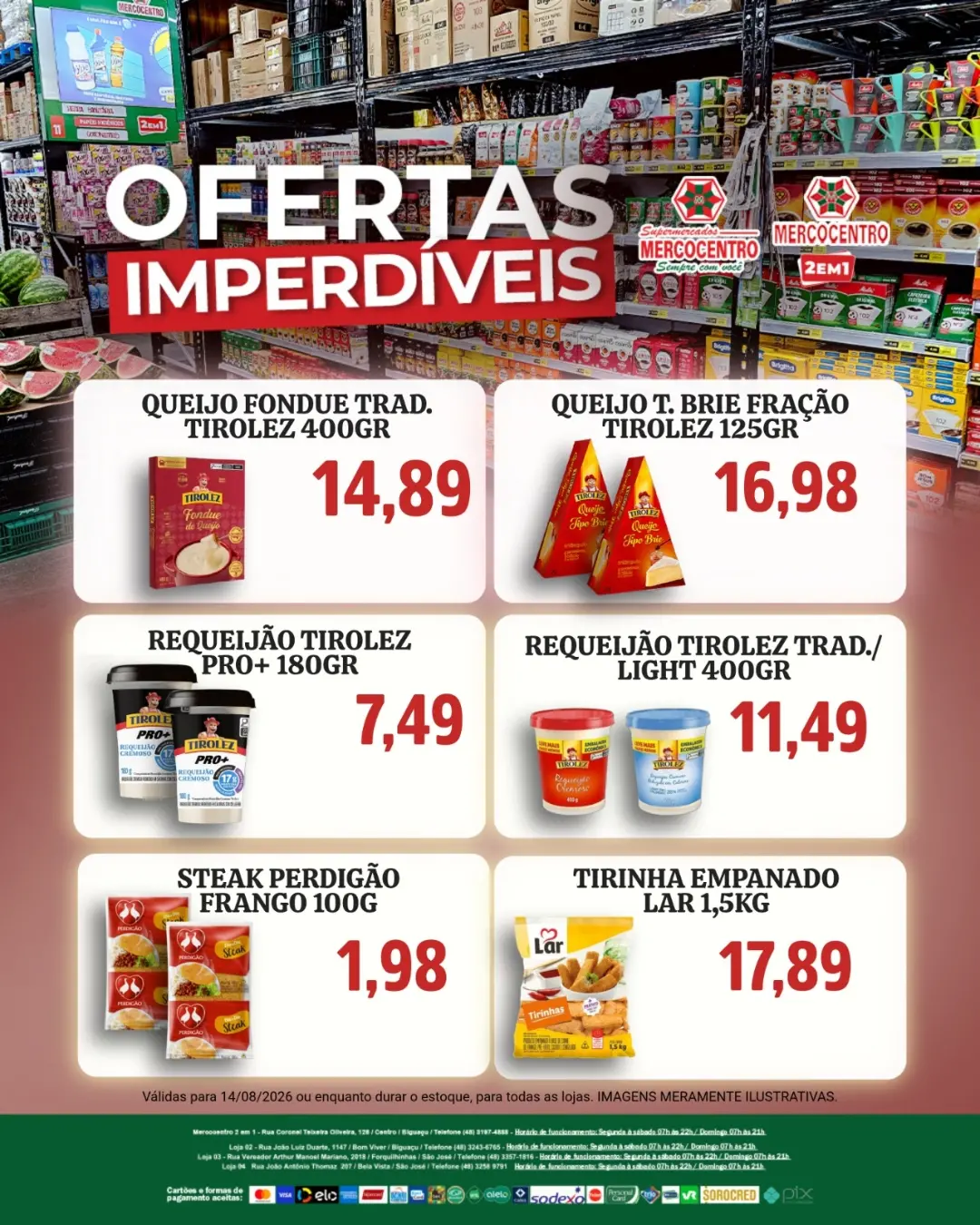 Ofertas SUPERMERCADOS MERCOCENTRO 🛒
