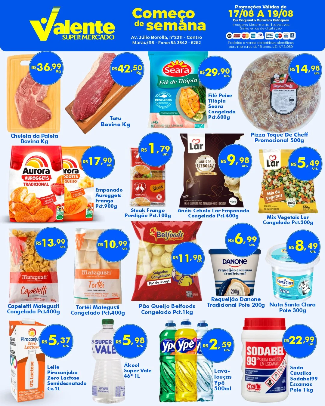 Ofertas Valente Supermercado – 19/08/2026 Ofertas Valente Supermercado – 19/08/2026