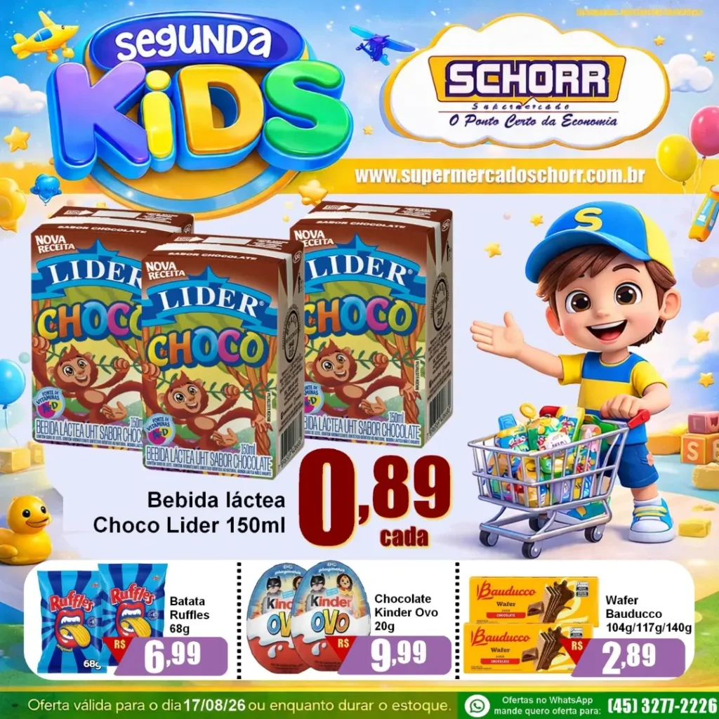 Ofertas Schorr supermercado – 17/08/2026 Ofertas Schorr supermercado – 17/08/2026