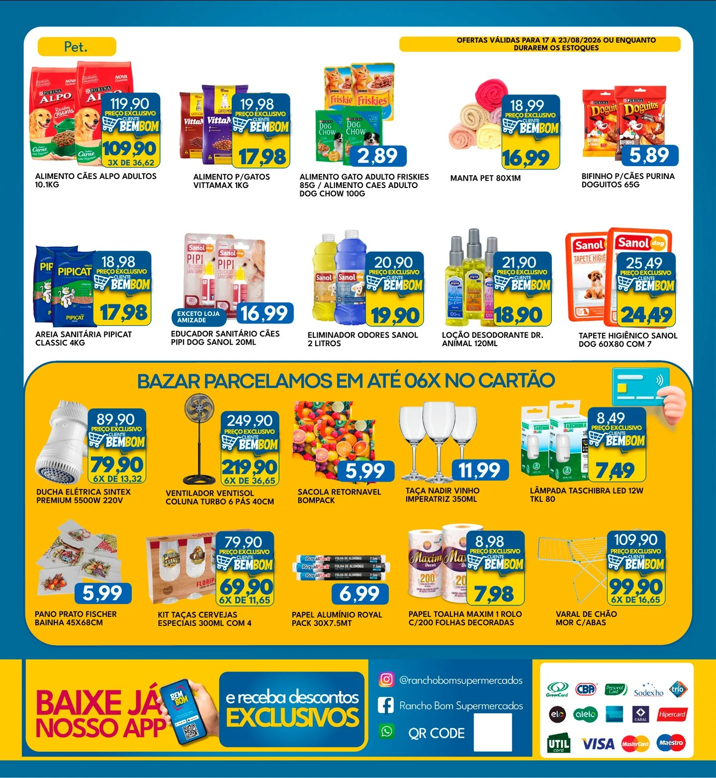 Ofertas Rancho Bom Supermercados