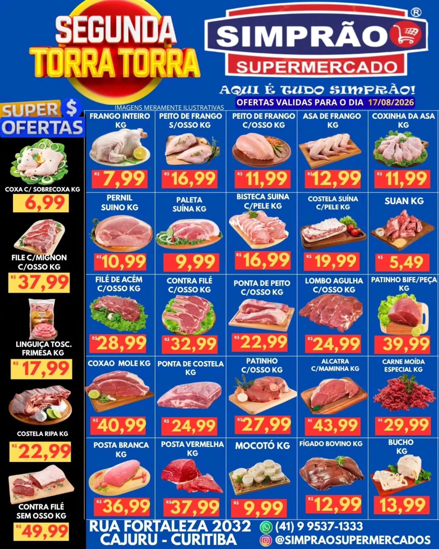 Ofertas simprão supermercados – 17/08/2026 Ofertas simprão supermercados – 17/08/2026