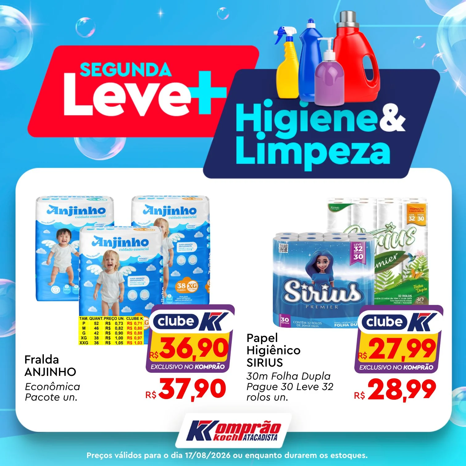 Ofertas Komprão Koch Atacadista – 17/08/2026 Ofertas Komprão Koch Atacadista – 17/08/2026