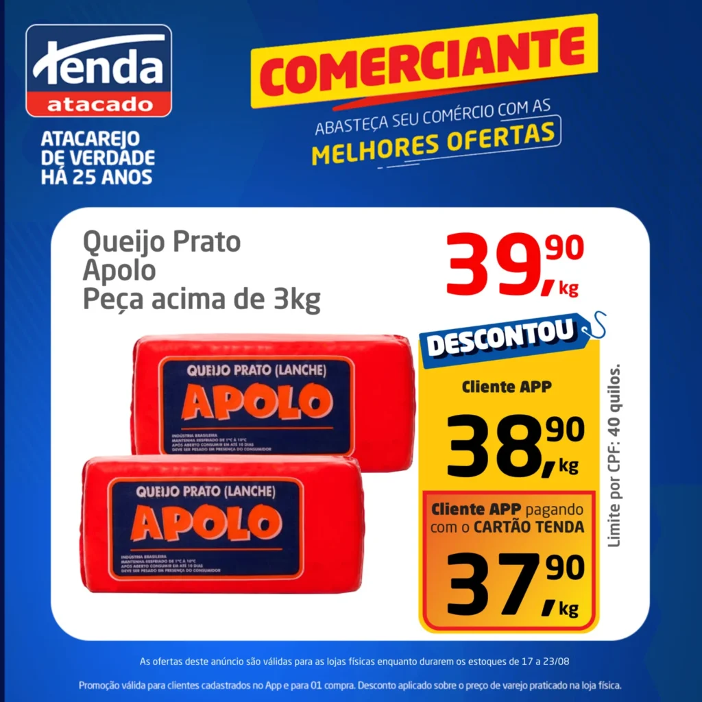 Ofertas Tenda Atacado – 23/08/2026