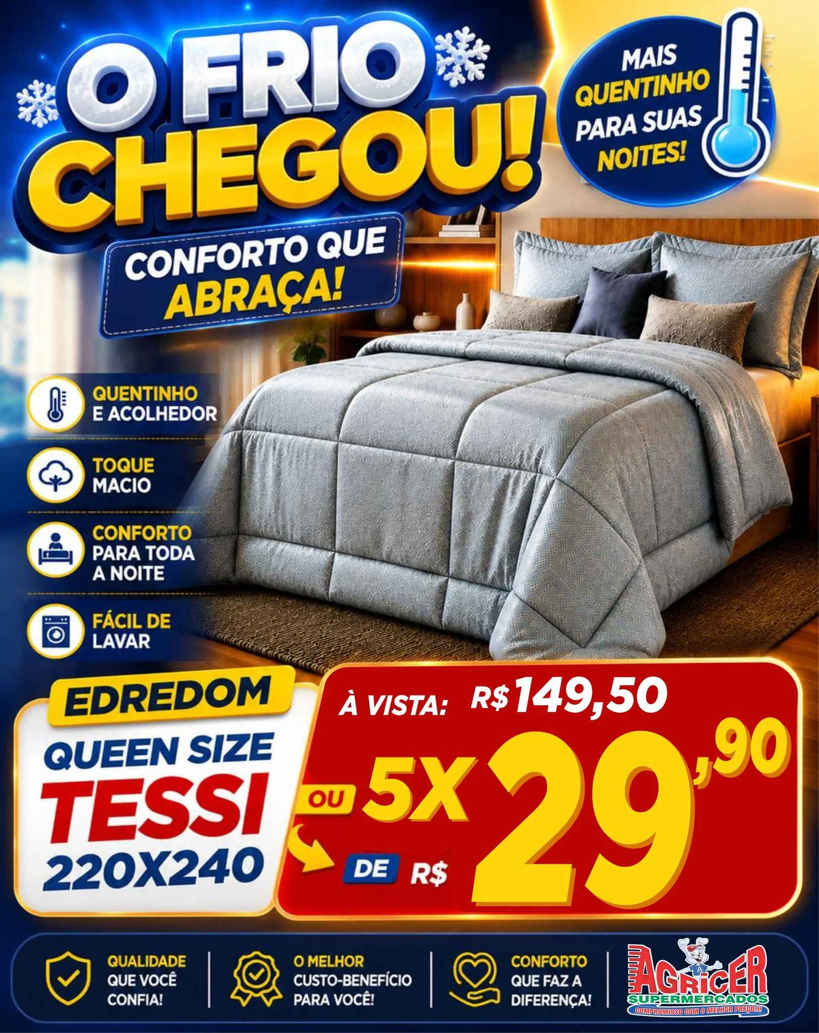 Ofertas Agricer Supermercados – 17/08/2026
