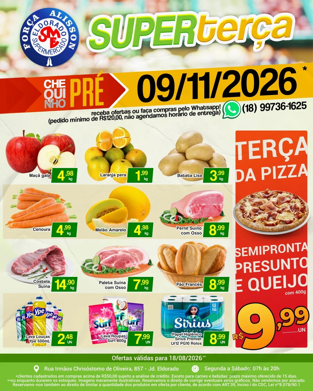 Ofertas Eldorado Supermercado – 17/08/2026