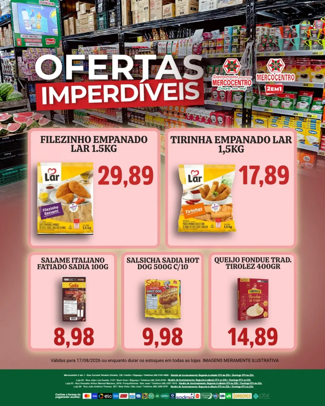 Ofertas SUPERMERCADOS MERCOCENTRO 🛒