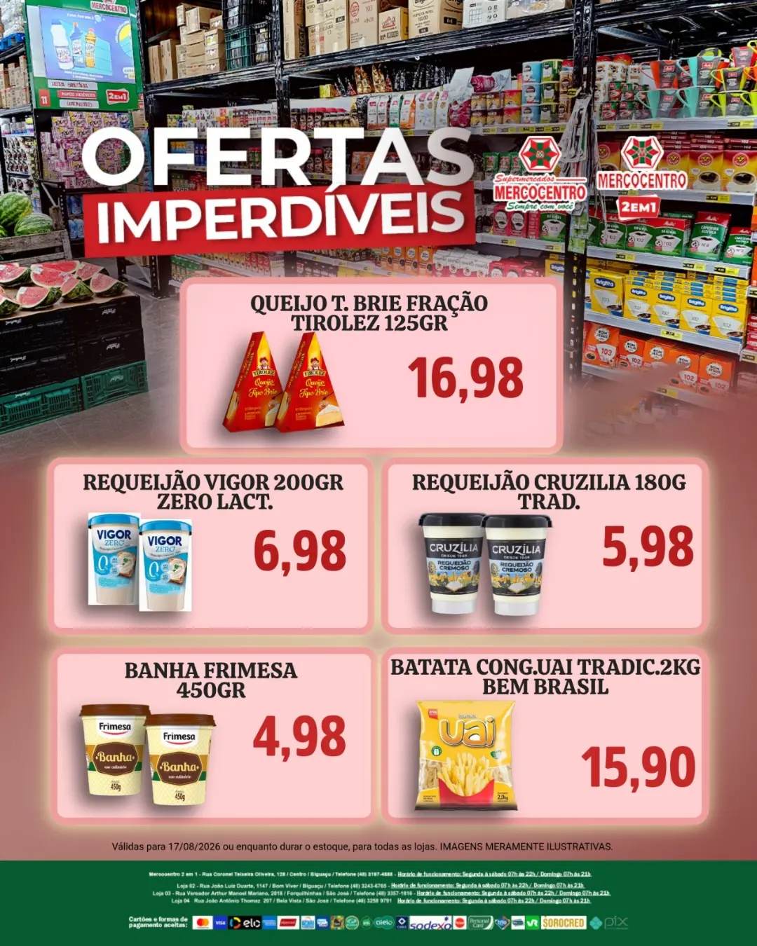 Ofertas SUPERMERCADOS MERCOCENTRO 🛒