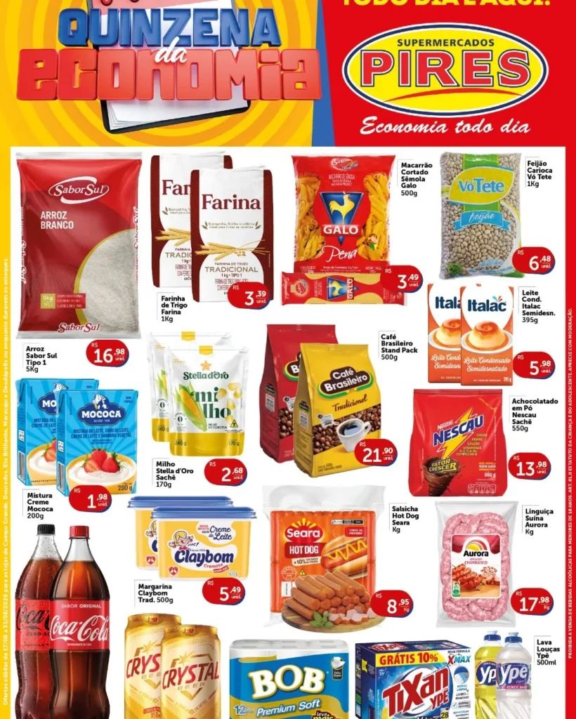 Ofertas Supermercados Pires – 31/08/2026 Ofertas Supermercados Pires – 31/08/2026
