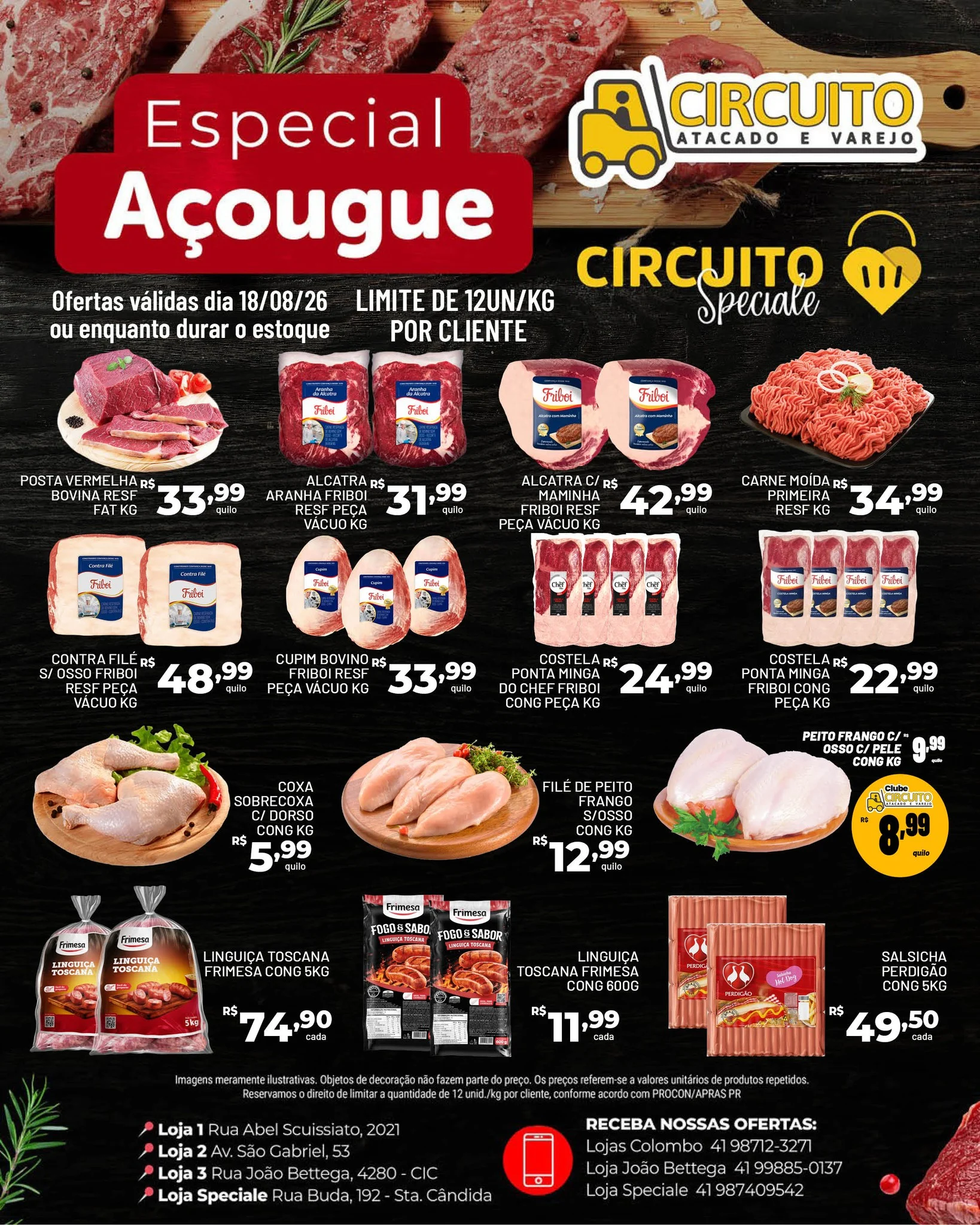 Ofertas Circuito Atacado e Varejo – 18/08/2026 Ofertas Circuito Atacado e Varejo – 18/08/2026