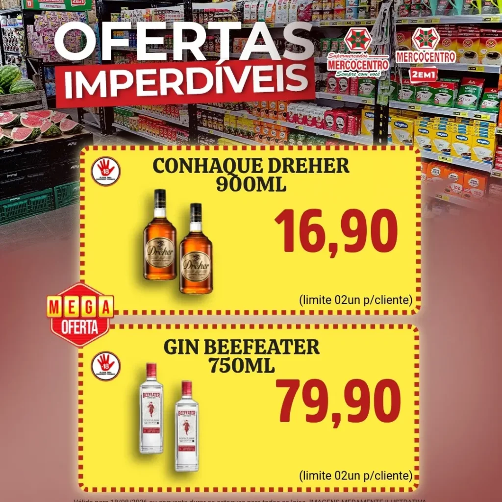 Ofertas SUPERMERCADOS MERCOCENTRO 🛒 – 18/08/2026 Ofertas SUPERMERCADOS MERCOCENTRO 🛒 – 18/08/2026