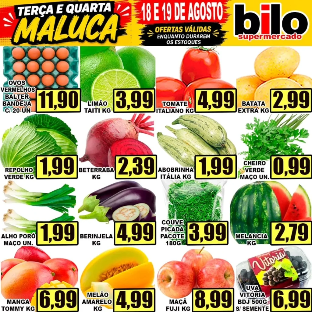 Ofertas Supermercado bilo – 19/08/2026 Ofertas Supermercado bilo – 19/08/2026